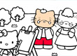 jeux filles coloriage hello kitty