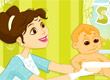 jeux filles baby sitting